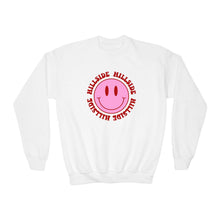 Load image into Gallery viewer, Youth Smiley Crewneck Hillside Sweatshirt Printify