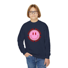Load image into Gallery viewer, Youth Smiley Crewneck Hillside Sweatshirt Printify