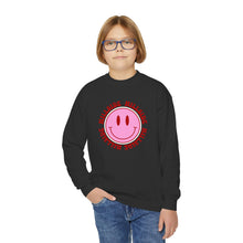 Load image into Gallery viewer, Youth Smiley Crewneck Hillside Sweatshirt Printify