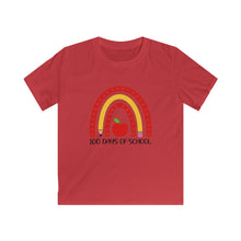 Load image into Gallery viewer, !00 Days of School Kids Softstyle Tee Printify