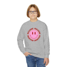 Load image into Gallery viewer, Youth Smiley Crewneck Hillside Sweatshirt Printify
