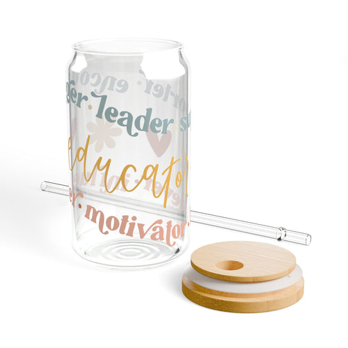 Educator Sipper Glass, 16oz Printify