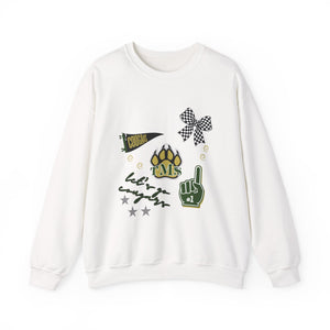 Cougars Heavy Blend™ Crewneck Sweatshirt Printify
