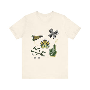 Cougars Jersey Short Sleeve Tee Printify