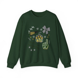 Cougars Heavy Blend™ Crewneck Sweatshirt Printify