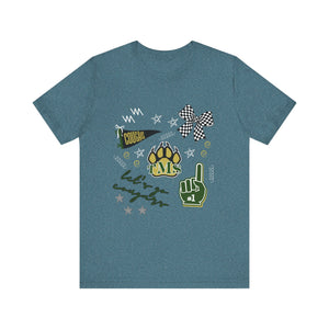 Cougars Jersey Short Sleeve Tee Printify
