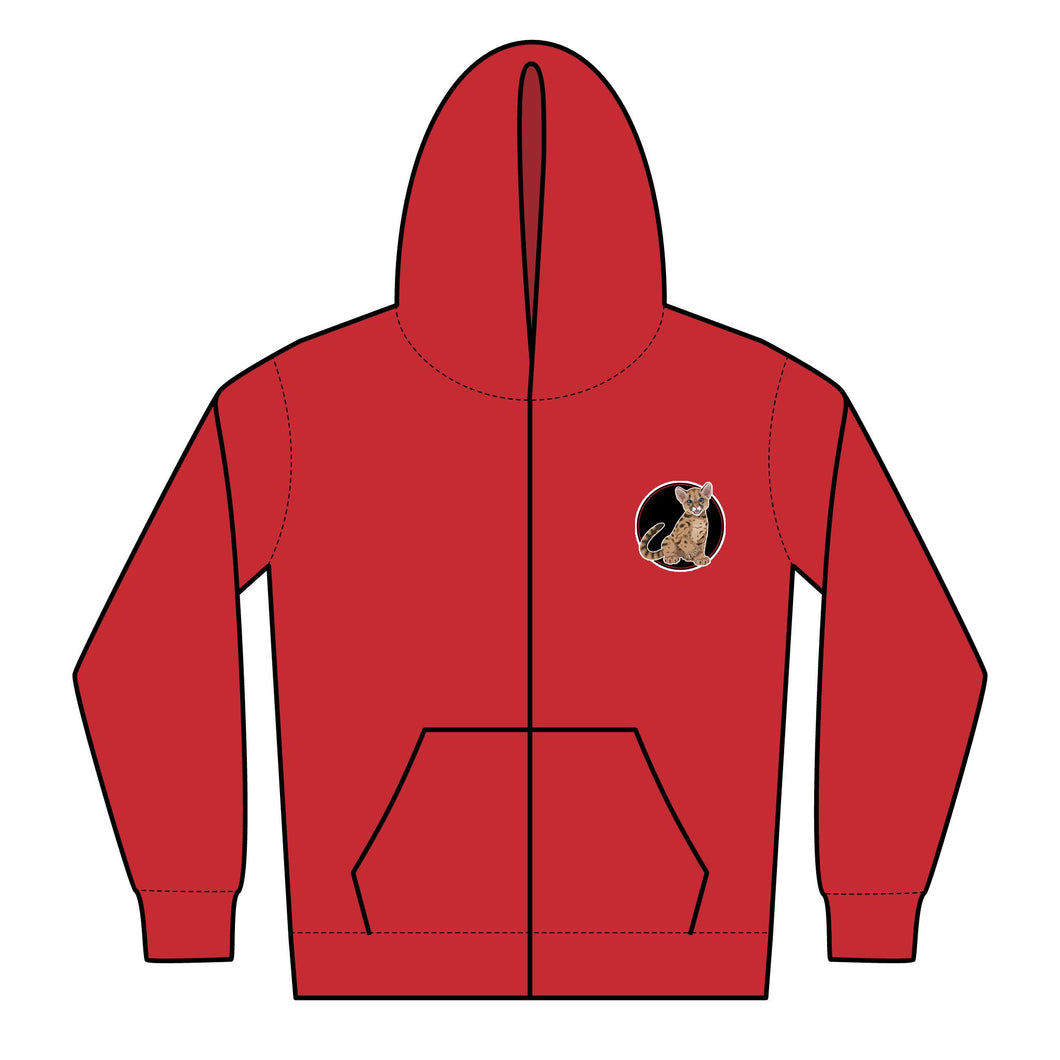 Youth Heavy Blend Zipped Hoodie