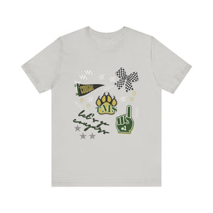 Cougars Jersey Short Sleeve Tee Printify