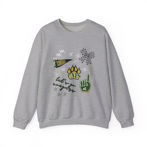 Cougars Heavy Blend™ Crewneck Sweatshirt Printify