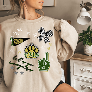 Cougars Heavy Blend™ Crewneck Sweatshirt Printify