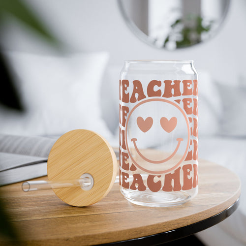 Teacher Sipper Glass, 16oz Printify
