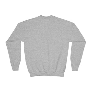 Youth Smiley Crewneck Hillside Sweatshirt Printify