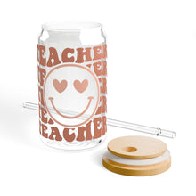 Load image into Gallery viewer, Teacher Sipper Glass, 16oz Printify
