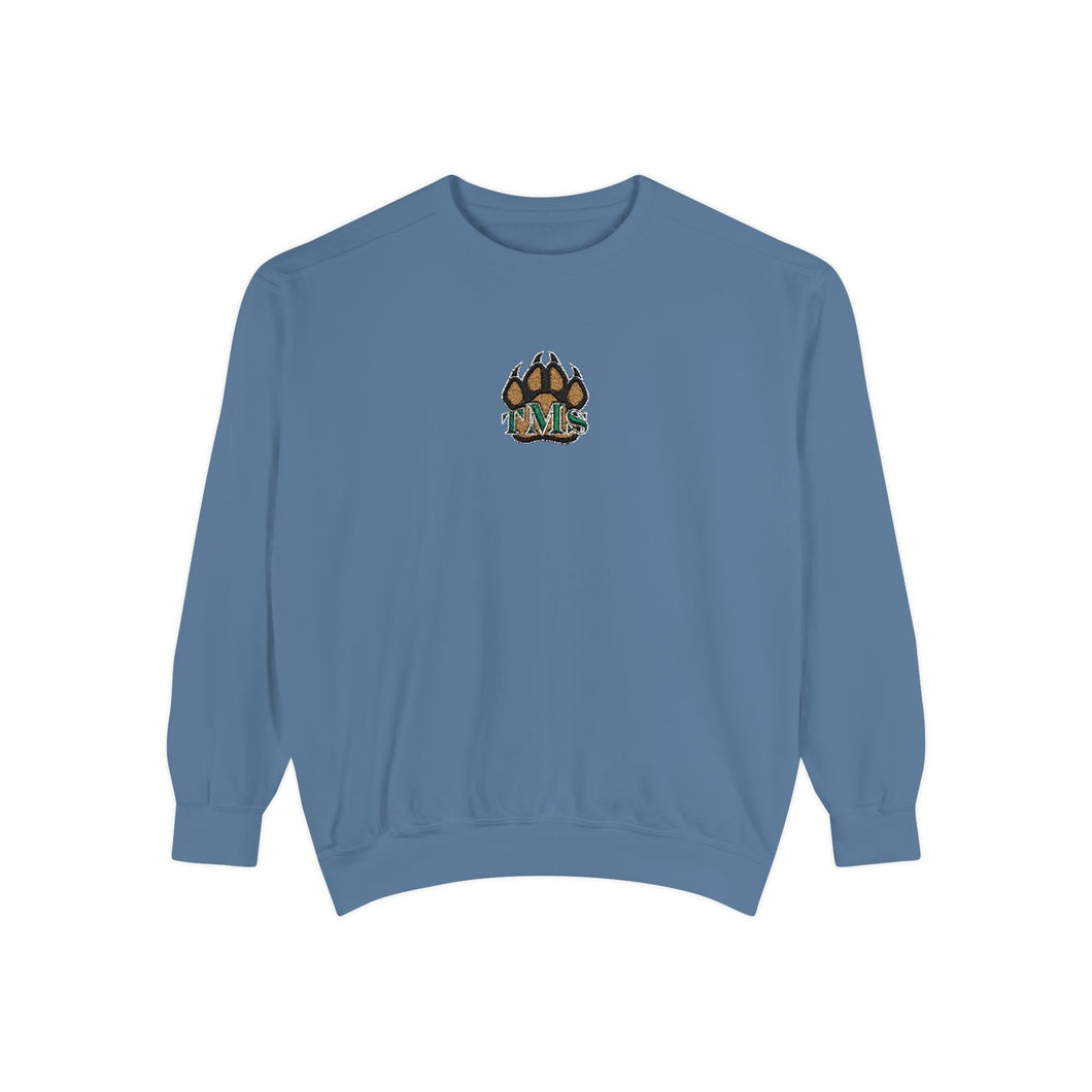 Unisex Embroided TMS Logo Sweatshirt Printify