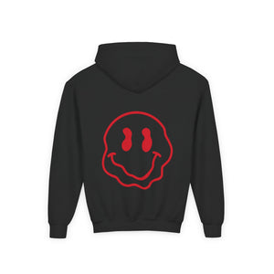 Youth Wavy Smiley Hillside Sweatshirt Printify