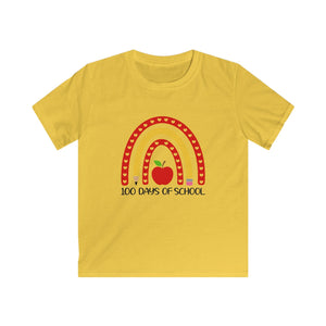 !00 Days of School Kids Softstyle Tee Printify
