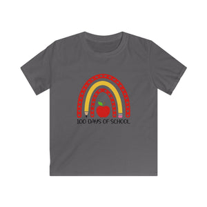 !00 Days of School Kids Softstyle Tee Printify
