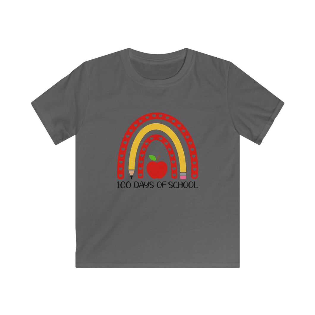 !00 Days of School Kids Softstyle Tee Printify