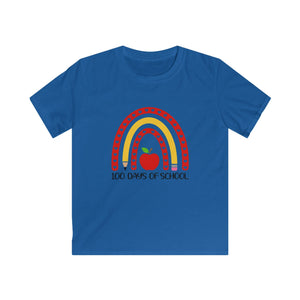 !00 Days of School Kids Softstyle Tee Printify