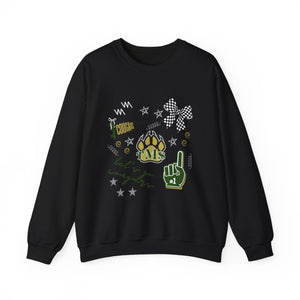 Cougars Heavy Blend™ Crewneck Sweatshirt Printify
