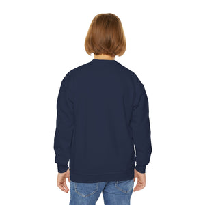 Youth Smiley Crewneck Hillside Sweatshirt Printify