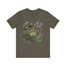 Load image into Gallery viewer, Cougars Jersey Short Sleeve Tee Printify
