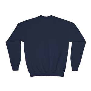 Youth Smiley Crewneck Hillside Sweatshirt Printify