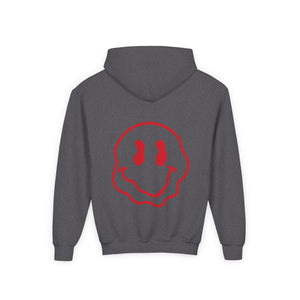 Youth Wavy Smiley Hillside Sweatshirt Printify